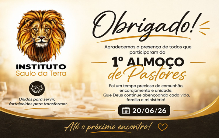 O Sucesso do 1º ALMOÇO PARA PASTORES