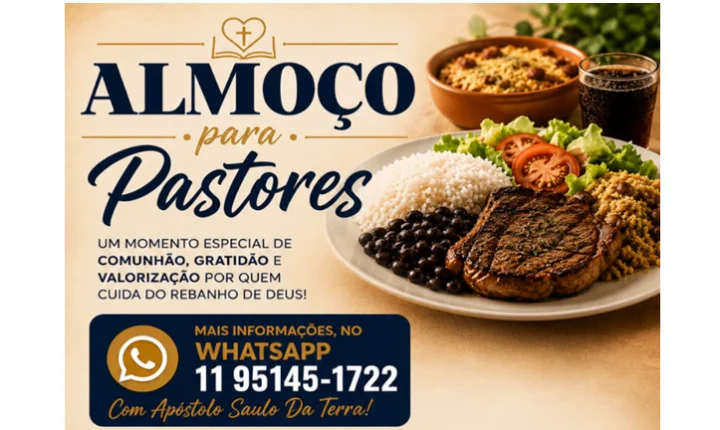 1º Almoço para Pastores